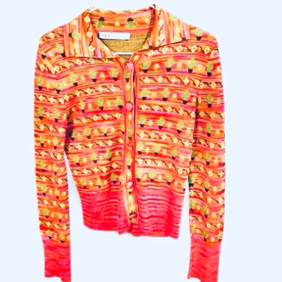Colorful Striped Women's Sweater - Picture 1 of 4